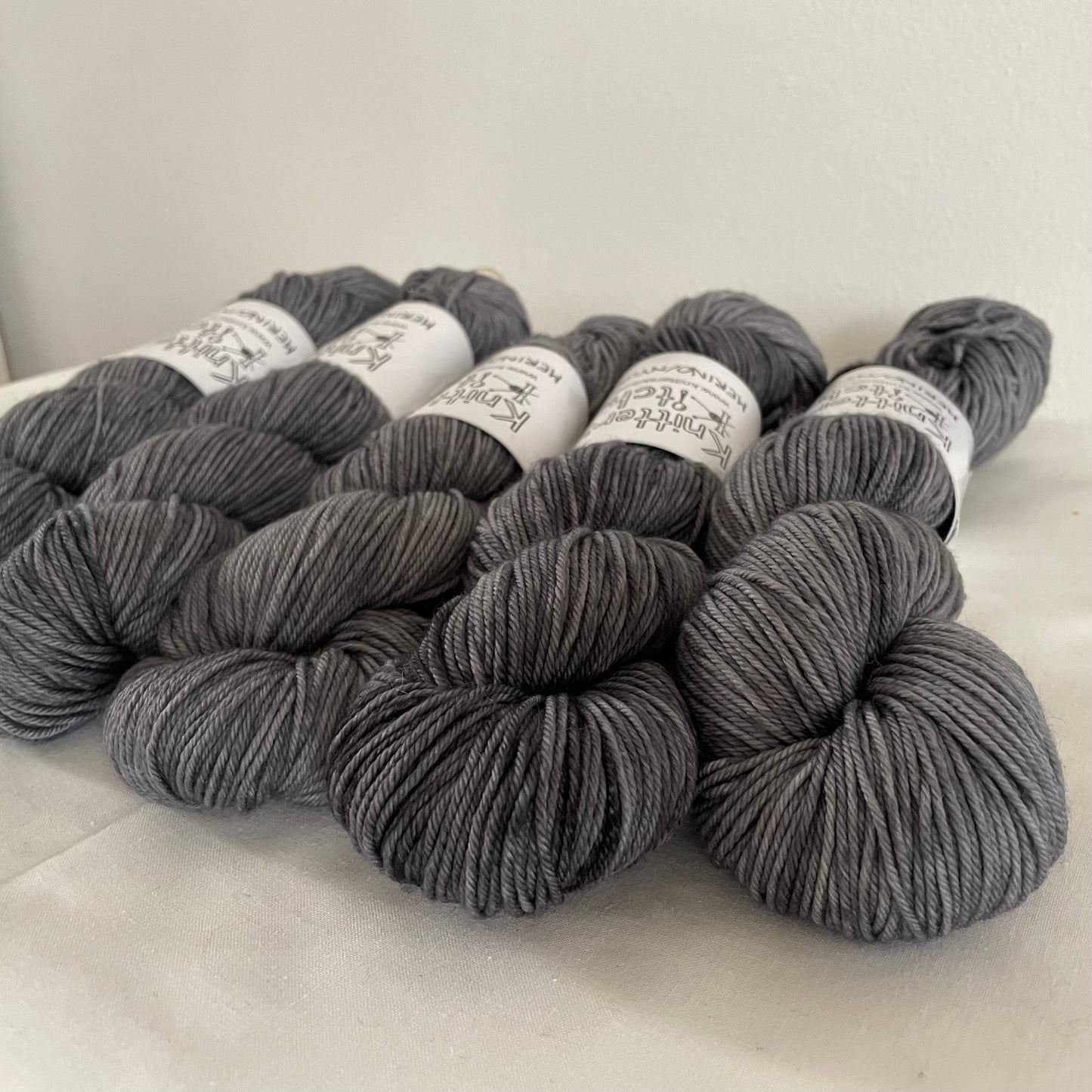 Merino/Nylon DK - Grey OOAK
