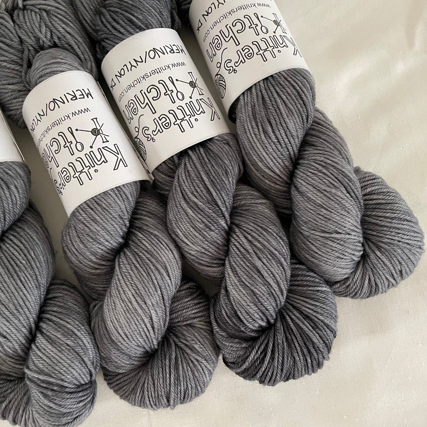Merino/Nylon DK - Grey OOAK