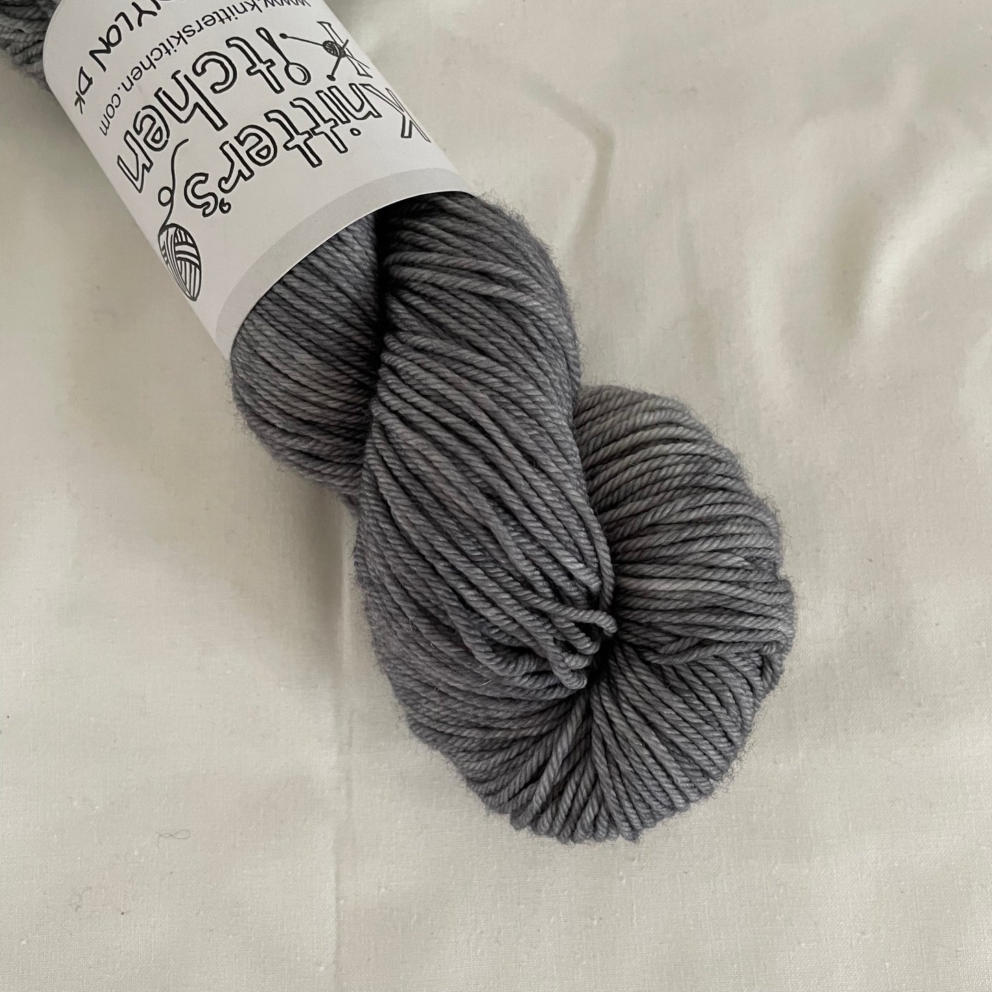 Merino/Nylon DK - Just Grey