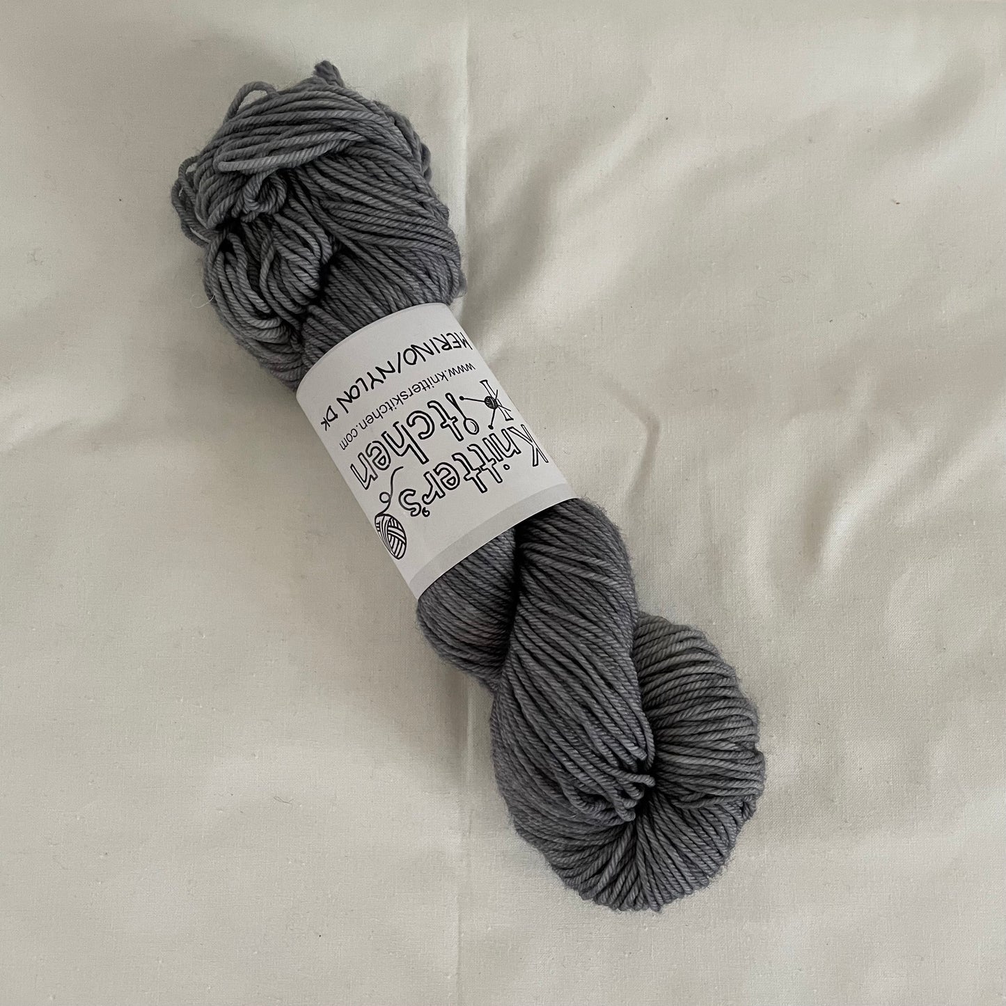 Merino/Nylon DK - Just Grey