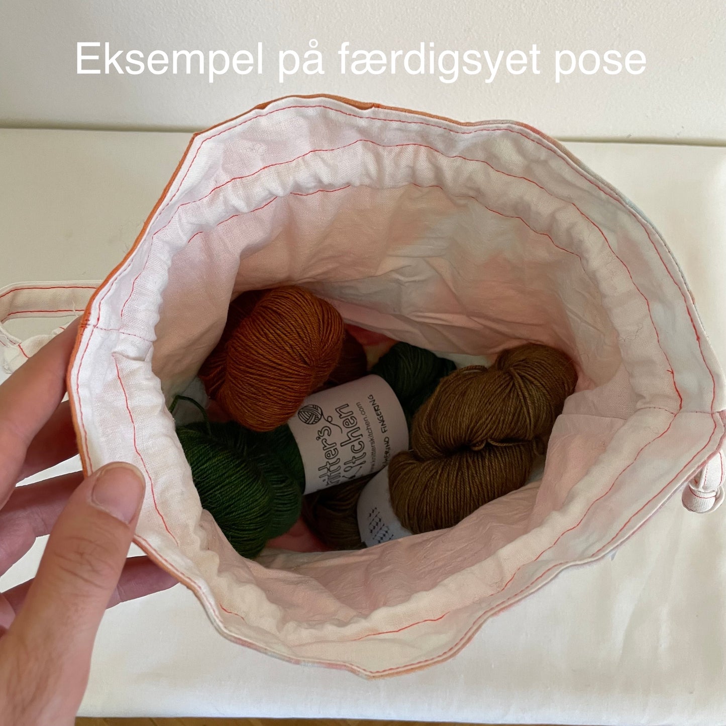 Sy selv - Foret projekt-/strikkepose nr. 3