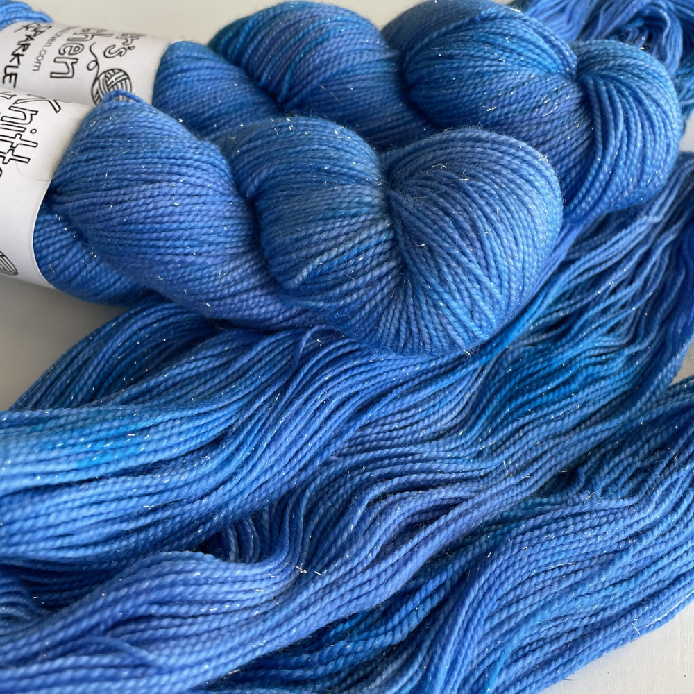 Silver Sparkle Sock - Almost Royal