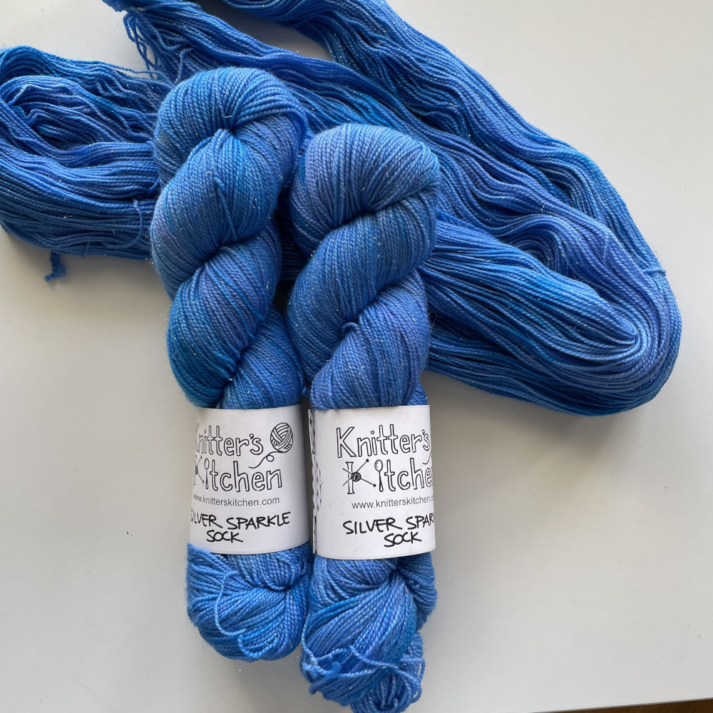 Silver Sparkle Sock - Almost Royal