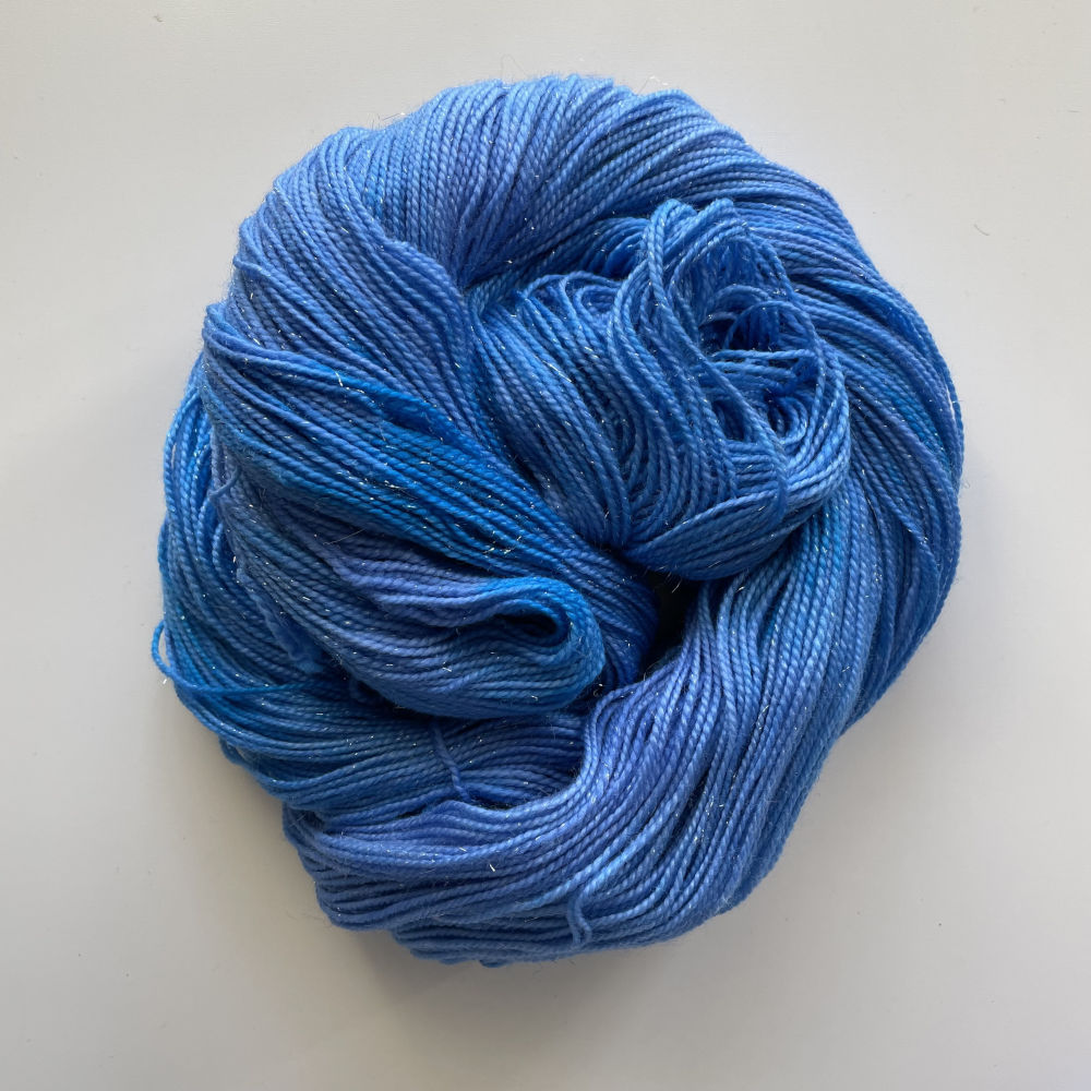 Silver Sparkle Sock - Almost Royal