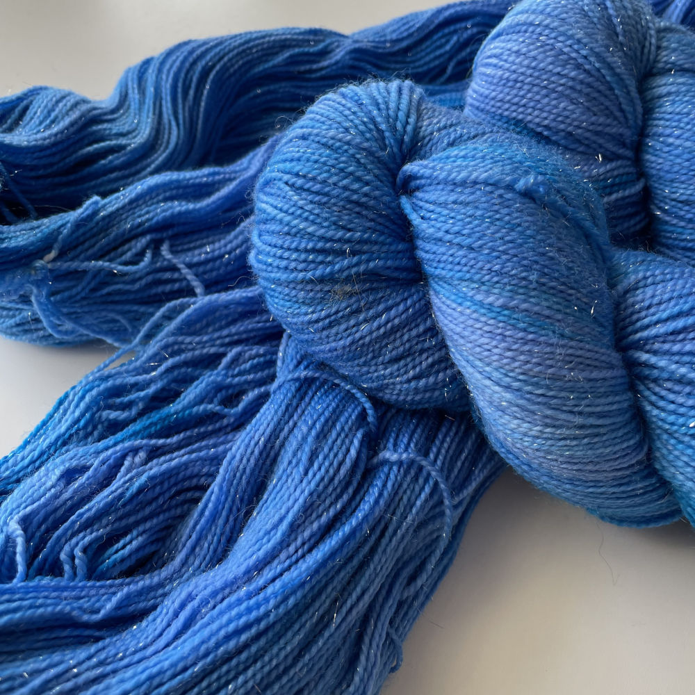 Silver Sparkle Sock - Almost Royal