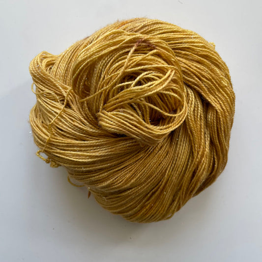Silver Sparkle Sock - Golden