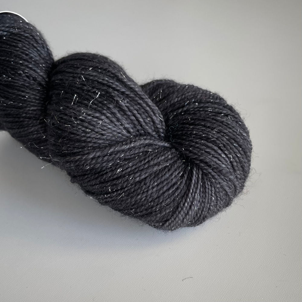 Silver Sparkle Sock - I Can't See A Thing