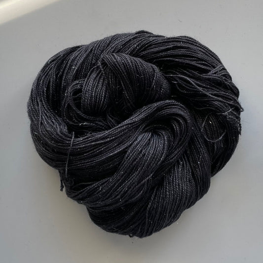 Silver Sparkle Sock - I Can't See A Thing