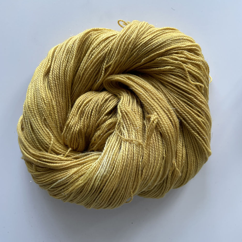 Silver Sparkle Sock - Dock/Skræppe (plantefarvet)
