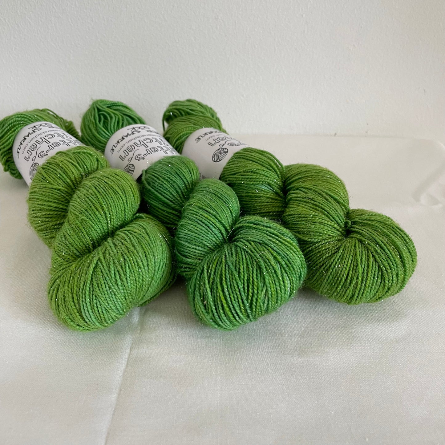 Silver Sparkle Sock - Rainforest