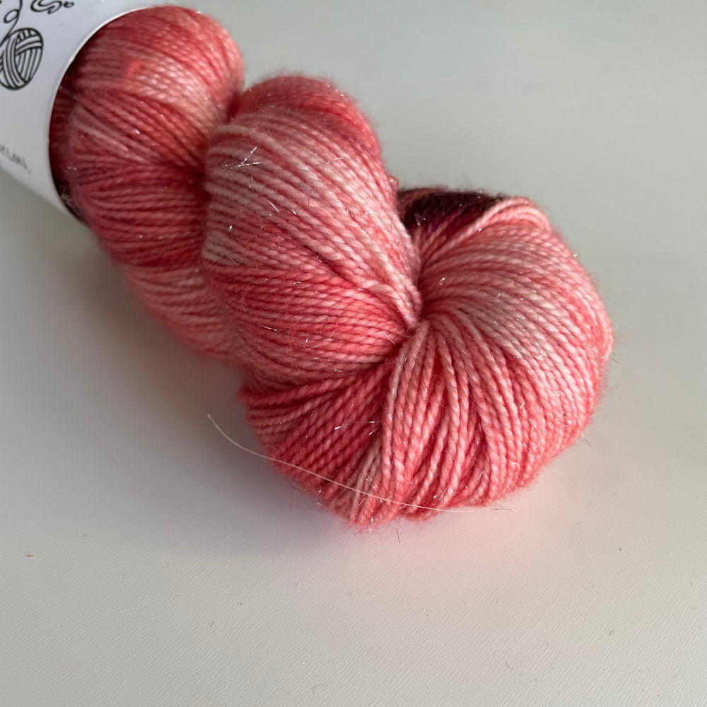 Silver Sparkle Sock - Ruby Mining