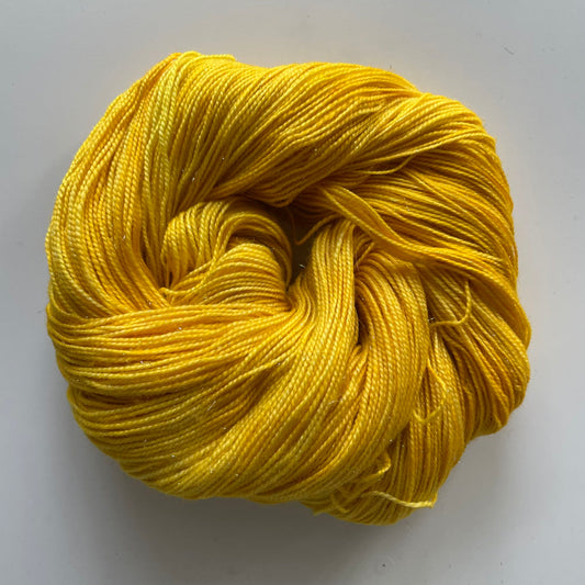 Silver Sparkle Sock - Summer Sun