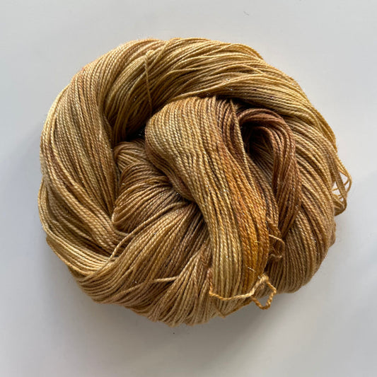 Silver Sparkle Sock - Toffee Flavor