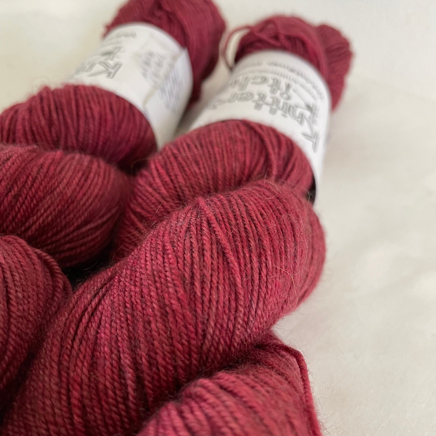 Yak/Merino Fingering - Bordeaux