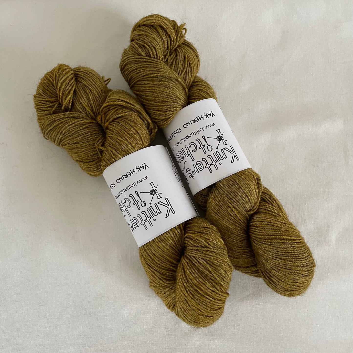 Yak/Merino Fingering - Mustard