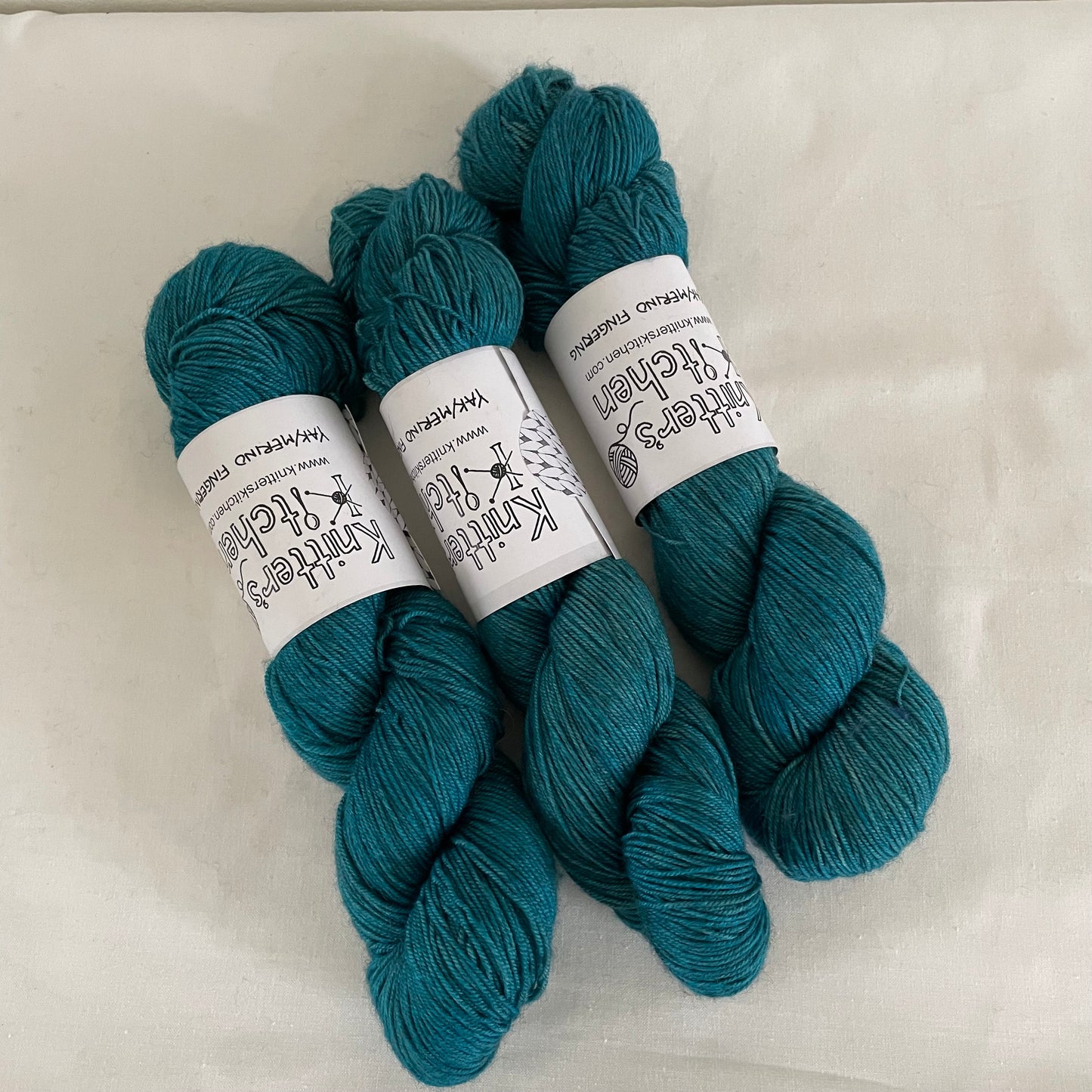 Yak/Merino Fingering - Peacock