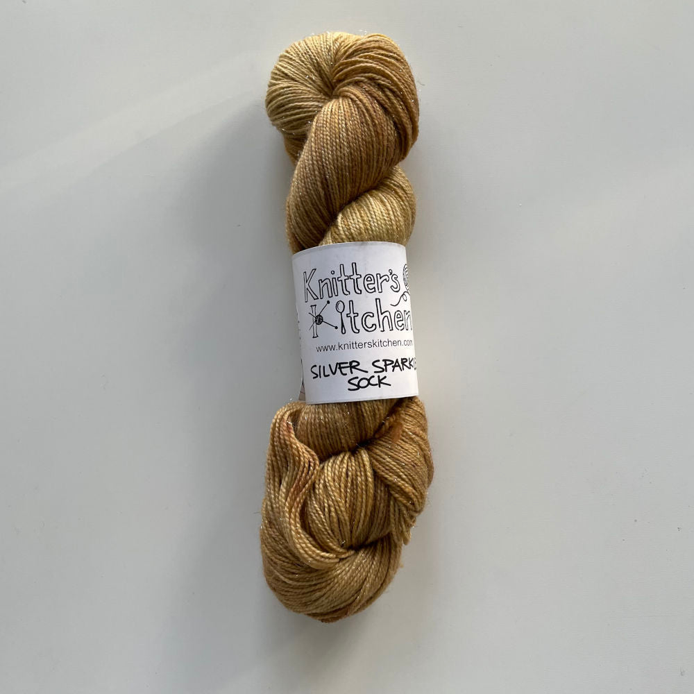 Silver Sparkle Sock - Toffee Flavor